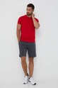 BOSS Green t-shirt 50494735 czerwony AW23
