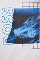 BOSS t-shirt bawełniany 50495689 biały