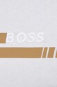 Βαμβακερό μπλουζάκι BOSS 50495704 λευκό