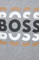 BOSS t-shirt bawełniany 50495735 szary