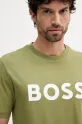 Îmbrăcăminte BOSS tricou din bumbac 50495742 verde