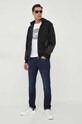 Βαμβακερό μπλουζάκι BOSS 50496729 λευκό AW23