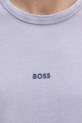 BOSS Orange tricou din bumbac BOSS ORANGE violet 50502173