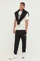 Βαμβακερό μπλουζάκι HUGO 50494012 πράσινο AW23