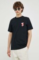 Ρούχα Βαμβακερό μπλουζάκι PS Paul Smith M2R.011R.LP4057 σκούρο μπλε