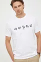 beżowy PS Paul Smith t-shirt bawełniany