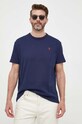 Bavlněné tričko Polo Ralph Lauren námořnická modř 710811284