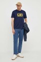 Polo Ralph Lauren t-shirt bawełniany 710909594 granatowy AW23