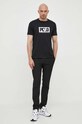 Βαμβακερό μπλουζάκι Polo Ralph Lauren 710909594 μαύρο AW23