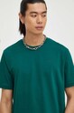 The Mercer Brand t-shirt bawełniany zielony MEAP233006