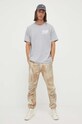 Levi's t-shirt bawełniany 16143.0932 szary AW23