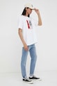 Levi's t-shirt bawełniany 16143.1220 biały AW23
