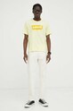 Levi's t-shirt bawełniany 22491.1313 żółty AW23