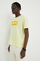Levi's t-shirt bawełniany żółty 22491.1313