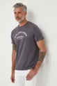γκρί Βαμβακερό μπλουζάκι Pepe Jeans Waddon