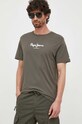 Pepe Jeans t-shirt bawełniany zielony PM508977.728