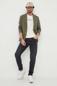 Pepe Jeans t-shirt bawełniany Edward Tee PM508977.804 beżowy AW23