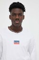Levi's longsleeve bawełniany biały 36015.0158