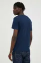 Βαμβακερό μπλουζάκι Levi's σκούρο μπλε