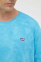 Bavlněné tričko Levi's 56605.0191 modrá