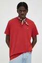 červená Bavlnené tričko Levi's Pánsky