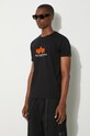 Alpha Industries cotton t-shirt black 100501RB.03