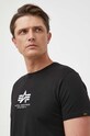 Alpha Industries tricou din bumbac negru 118533.03