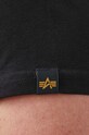 Alpha Industries tricou din bumbac 118533.03 negru