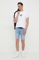 Pamučna majica Alpha Industries 118533.09 bijela AW23