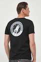 Oblečenie Bavlnené tričko Alpha Industries Space Shuttle T 176507.03 čierna
