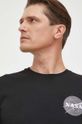 Alpha Industries t-shirt bawełniany Space Shuttle T czarny 176507.03