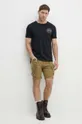 Alpha Industries t-shirt in cotone Space Shuttle T nero