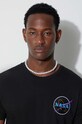 Alpha Industries cotton t-shirt Space Shuttle T 176507.556 black