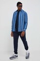 Billabong t-shirt bawełniany Arch Crew EBYKT00100 granatowy AW24