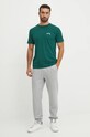 Billabong tricou din bumbac Arch Crew EBYKT00100 turcoaz AW24