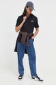Billabong tricou din bumbac Arch Crew EBYKT00100 negru AW24