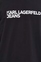 Karl Lagerfeld Jeans longsleeve din bumbac 235D1708 negru