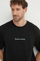 Filling Pieces t-shirt bawełniany Carabiner czarny 74417051861