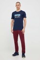 Columbia t-shirt bawełniany 1991036 granatowy AW24