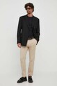 Emporio Armani t-shirt bawełniany 6R1TB4.1JPZZ czarny AW23