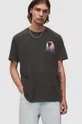 AllSaints t-shirt bawełniany CHROMA SS CREW czarny