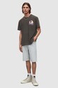 AllSaints t-shirt bawełniany CHROMA SS CREW MG149Y czarny
