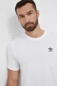 biały adidas Originals t-shirt