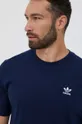 niebieski adidas Originals t-shirt bawełniany