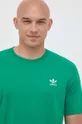 zelena Bombažna kratka majica adidas Originals