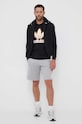 adidas Originals top a maniche lunghe in cotone IL5196 nero AW23