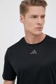 adidas Performance tricou de antrenament HIIT Slg negru IL7003