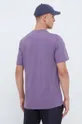 Βαμβακερό μπλουζάκι adidas μωβ
