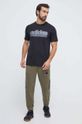 adidas t-shirt bawełniany II3580 czarny AW23