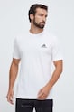 Îmbrăcăminte adidas tricou din bumbac II3593 alb